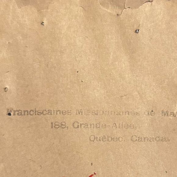 Franciscaines Missionnaires de Marie Quebec Framed Art Collage Ginger Jar Floral - Picture 9 of 9